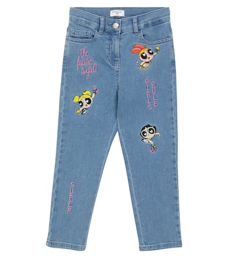 Bestickte Jeans | Monnalisa