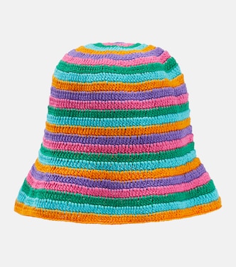 Striped crochet bucket hat | Anna Kosturova
