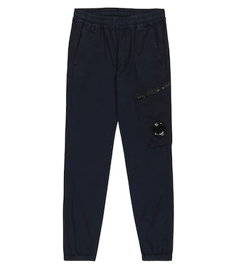Cotton-blend gabardine cargo pants | C.P. Company Kids