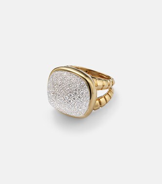 Bague Tigella en or 18 ct et diamants | Marina B