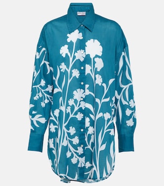 Majorelle cotton shirt | Juliet Dunn