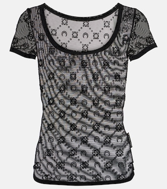 Top Moonagram en résille | Marine Serre