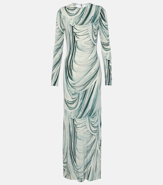 Robe longue imprimée | Rabanne