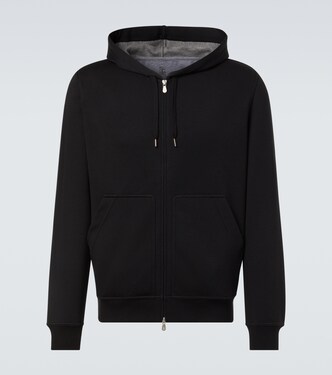 Cotton-blend hoodie | Brunello Cucinelli