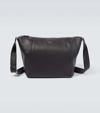Leather shoulder bag | Prada