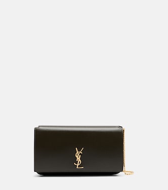 Cassandre leather phone pouch | Saint Laurent