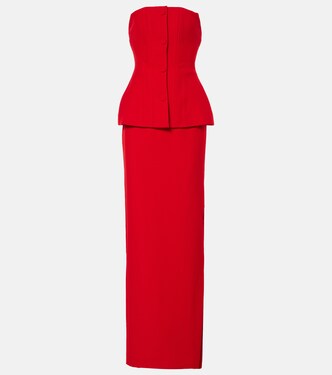 Robe longue en crêpe | Roland Mouret
