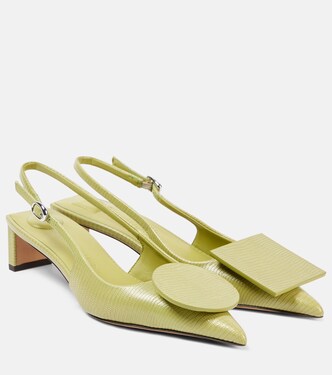 Duelo 40 leather slingback pumps | Jacquemus