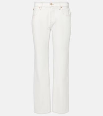 High-rise straight jeans | 7 For All Mankind