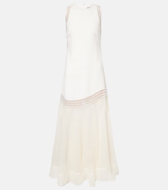 Zakaria mesh-trimmed maxi dress | Simkhai