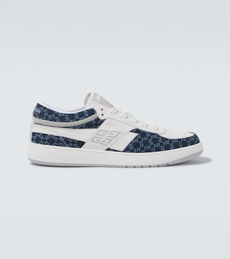 G-Move Monogram denim-trimmed sneakers | Givenchy