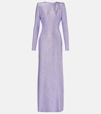 Lamé gown | Oscar de la Renta