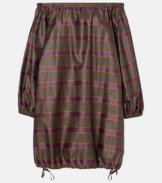 Alcamo cotton-blend canvas minidress | Max Mara