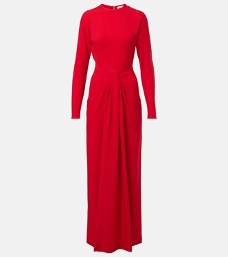 Vestido largo Anselm de jersey drapeado | The Row