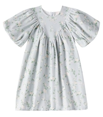 Floral cotton chambray dress | Petite Amalie  