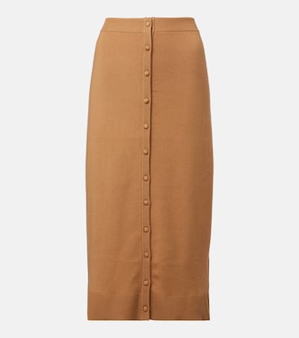 Wool-blend midi skirt | Victoria Beckham