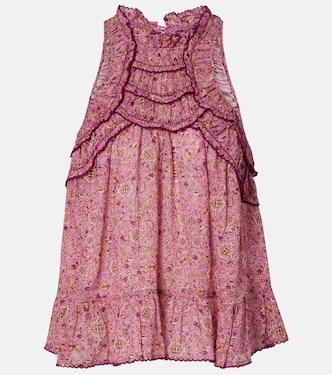 Carlee printed ruffled cotton blouse | Marant Etoile