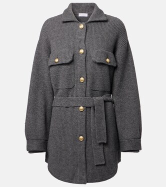 Cardigan in lana, cashmere e seta | Brunello Cucinelli