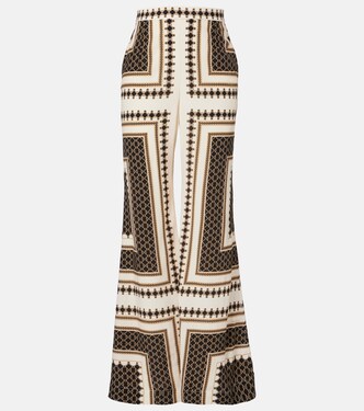 Pantalones anchos estampados | Zimmermann
