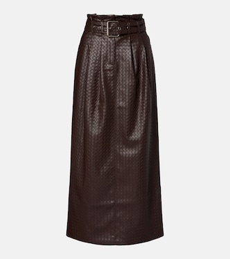 Anatta belted woven midi skirt | Rotate