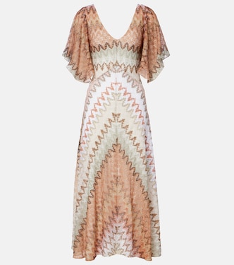Lamé midi dress | Missoni