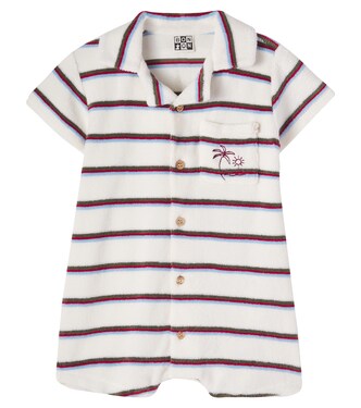 Baby Lilo striped cotton terry bodysuit | Bonton