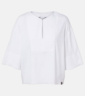 Sospiro linen-blend top | Max Mara