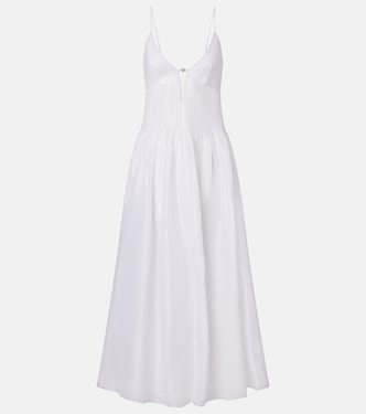 Linen and silk maxi dress | Tory Burch