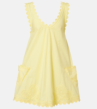 Robe brodée en coton | Juliet Dunn