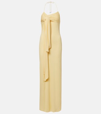 Paula's Ibiza crêpe jersey maxi dress | Loewe