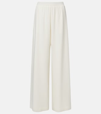 Silk-blend georgette wide-leg pants | Oscar de la Renta