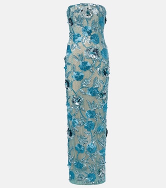 Pierre embellished bustier gown | Rachel Gilbert