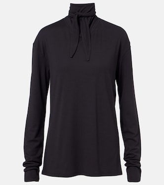 Cotton jersey turtleneck top | Lemaire