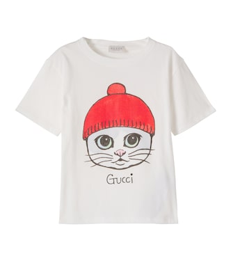 Bedrucktes T-Shirt aus Baumwoll-Jersey | Gucci Kids