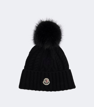 Logo wool and cashmere beanie | Moncler