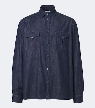 Cotton chambray shirt | Jil Sander