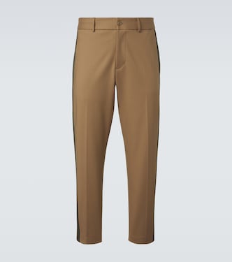 Cotton-blend straight pants | Moncler