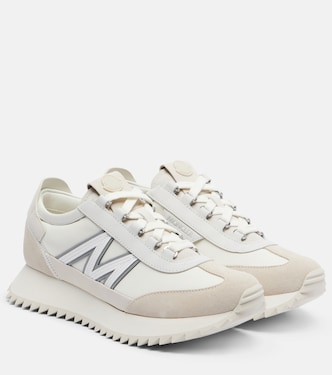 Pacey2 suede-trimmed sneakers | Moncler