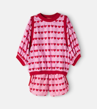Printed cotton top and shorts set | Fábula