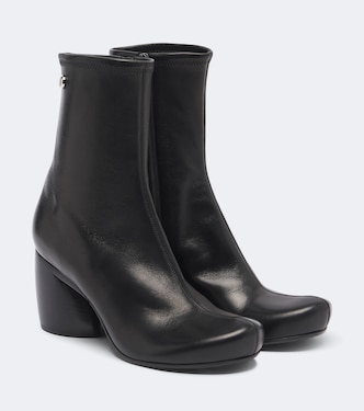 Oval leather ankle boots | Loewe