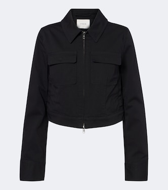 Cropped cotton jacket | Vince
