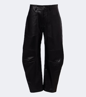 Leather barrel-leg pants | Nili Lotan