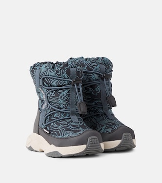Cosmo printed boots | Wheat