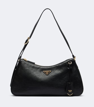 Prada Aimée Large leather shoulder bag | Prada