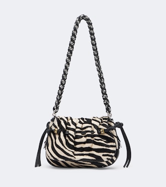Bolton XS calf hair and leather shoulder bag | Isabel Marant