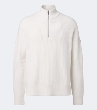 Hesyo wool and cashmere half-zip sweater | Fusalp