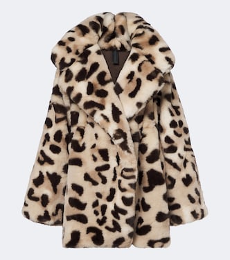 Oversized leopard-print car coat | Norma Kamali