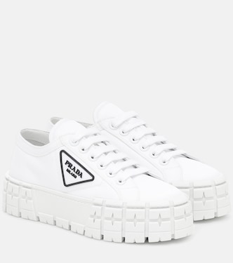 Wheel gabardine sneakers | Prada