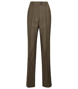 High-Rise-Hose aus einem Wollgemisch | Peter Do