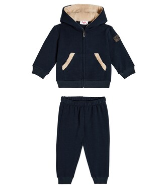 Baby cotton-blend tracksuit | Il Gufo